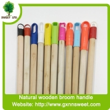 2.2x120cm Polished Natural Plain Wood broom handle mop stick