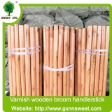 Factory Brooms Stick Wholesale Wooden Broom Handle Varnished Wooden Broom Stick