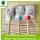 China Factory Floor Cleaning Mop With Round Head and Italian Thread Cleaning Mop Head 